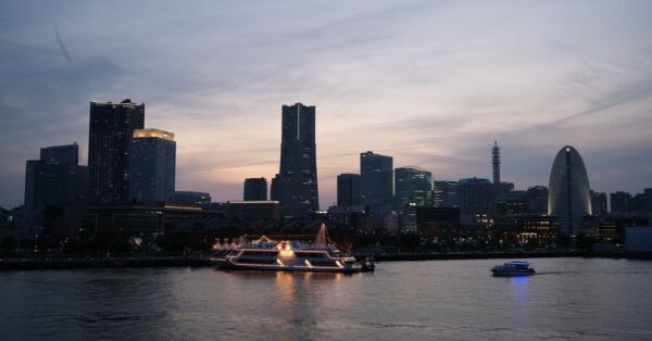 横浜の夕景