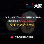 バイナリーオプション・海外FX・CFDの比較相談ならTaian Bridge。