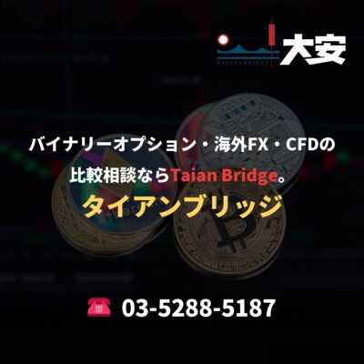 バイナリーオプション・海外FX・CFDの比較相談ならTaian Bridge。