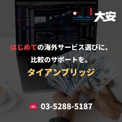 はじめての海外サービス選びに、比較のサポートを。｜タイアンブリッジ