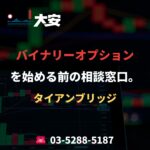 バイナリーオプションを始める前の相談窓口。｜タイアンブリッジ