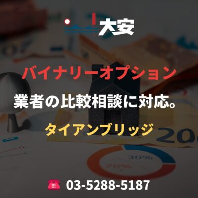 バイナリーオプション業者の比較相談に対応。｜タイアンブリッジ