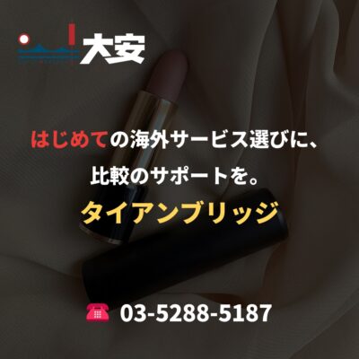 はじめての海外サービス選びに、比較のサポートを。｜タイアンブリッジ