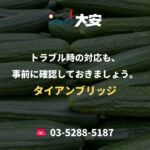 トラブル時の対応も、事前に確認しておきましょう。｜タイアンブリッジ